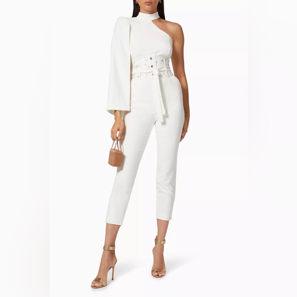 Lavish Alice Cape Sleeve Jumpsuit